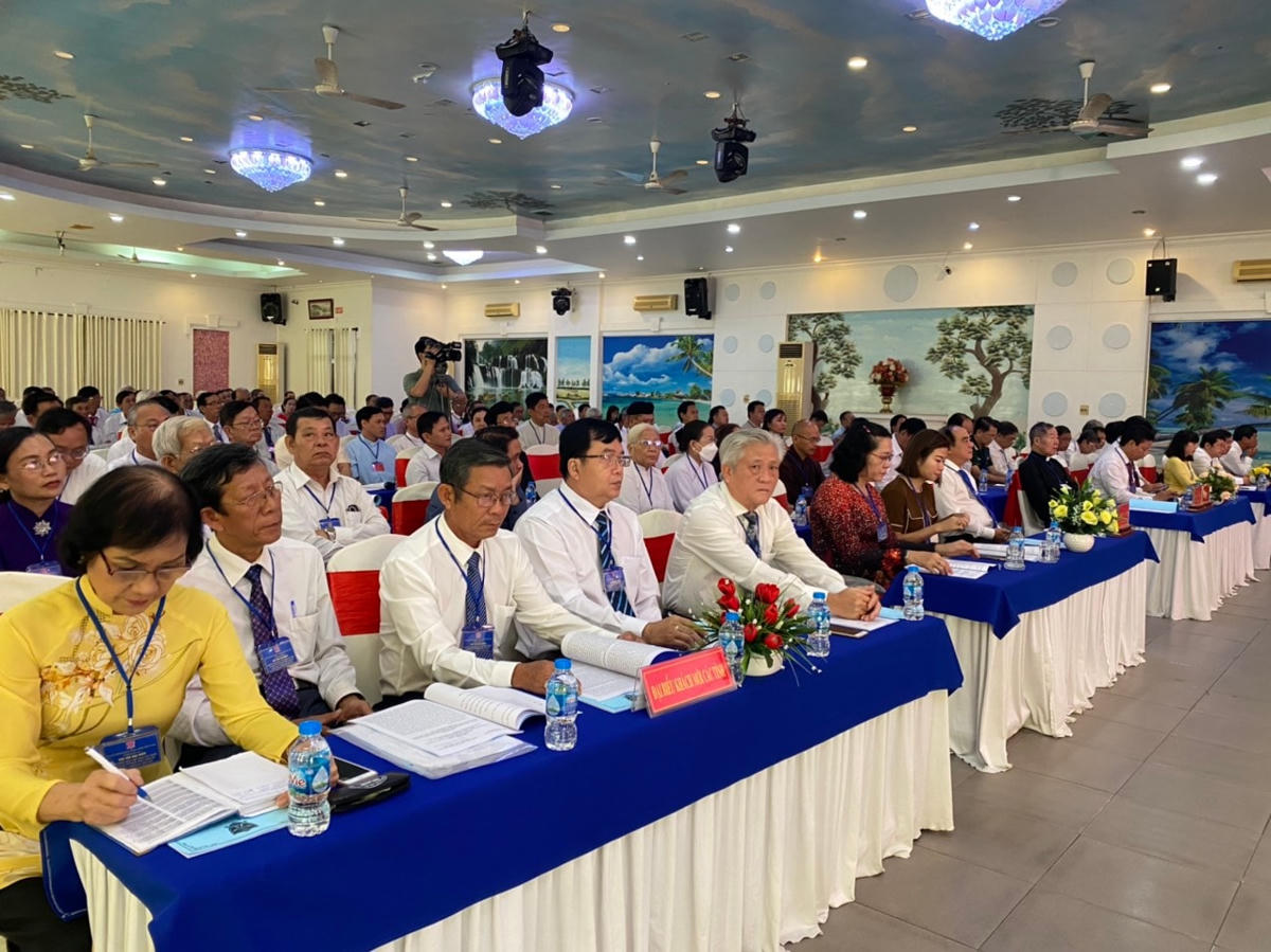Các đại biểu tham dự Đại hội đại biểu Người Công giáo tỉnh Long An lần thứ VI.