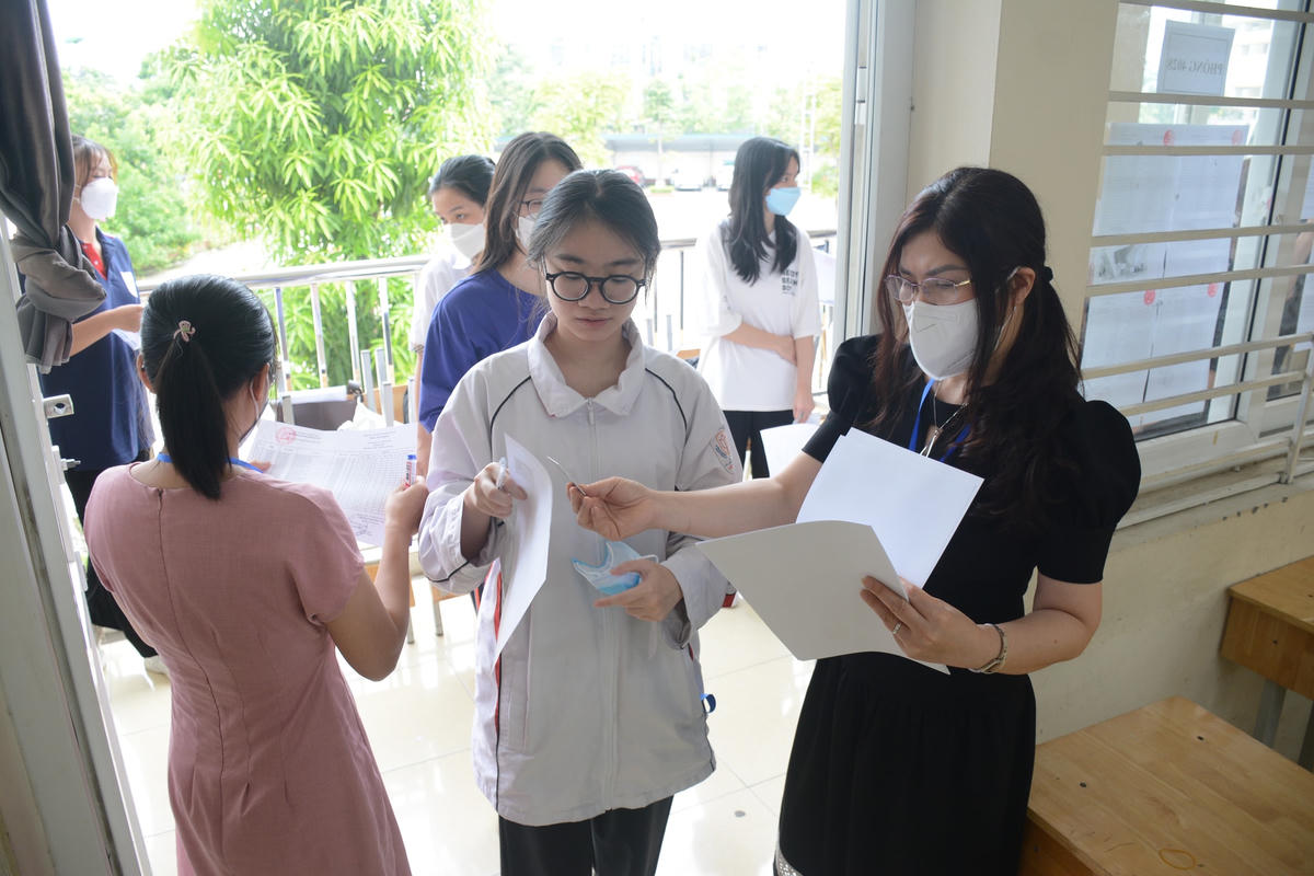 Thí sinh dự thi tốt nghiệp THPT năm 2022.
