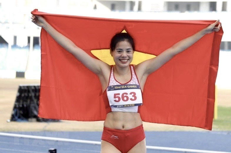 Nguyễn Thị Huyền với HCV thứ 13 tại các kỳ SEA Games.