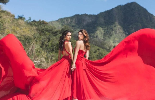 Mariana Varela và Fabiola Valentín gặp nhau từ cuộc thi Miss Grand International 2020.