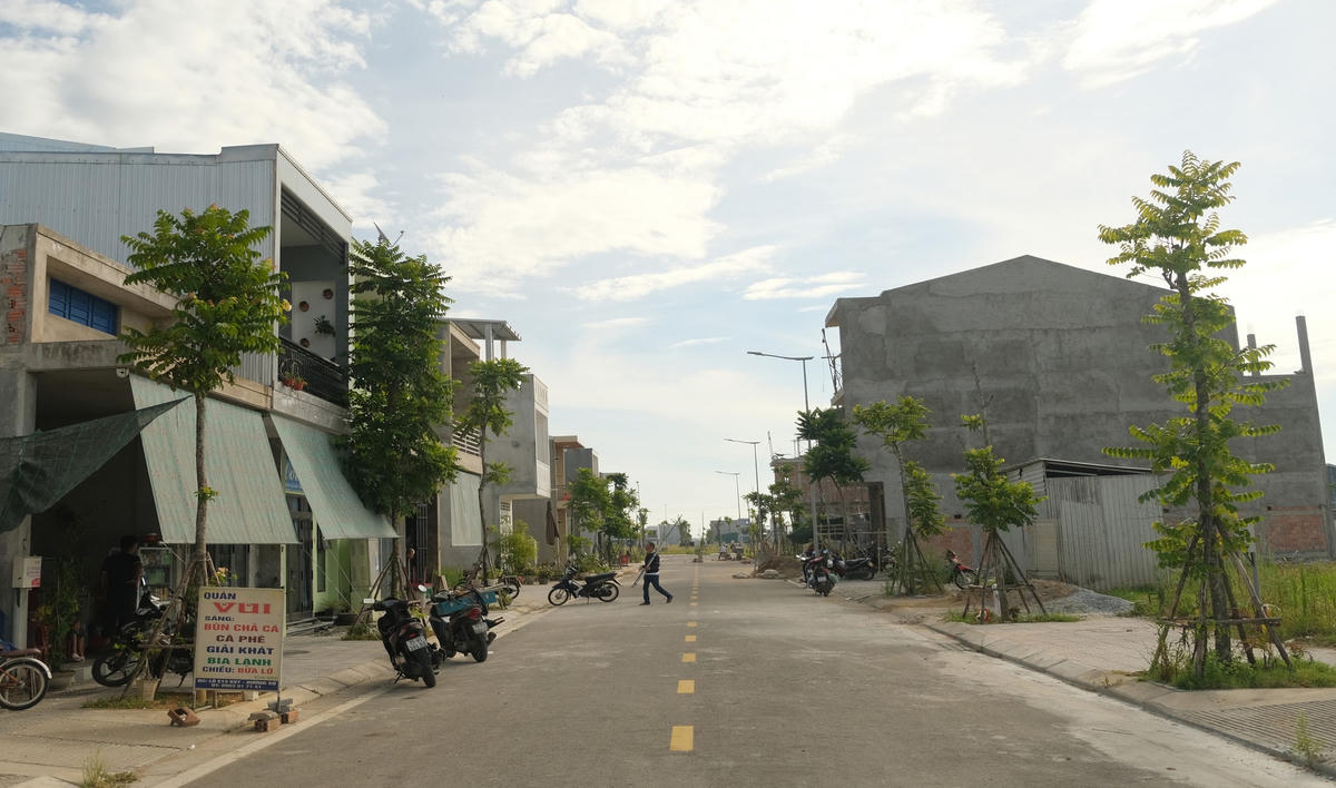 Một góc khu tái định cư Hương Sơ.