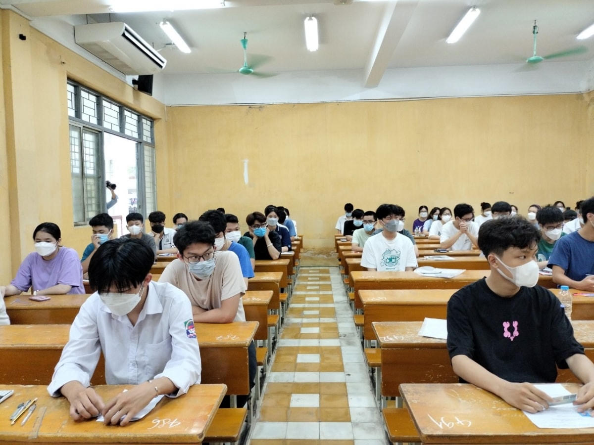 Thí sinh dự thi tốt nghiệp THPT năm học 2021-2022.