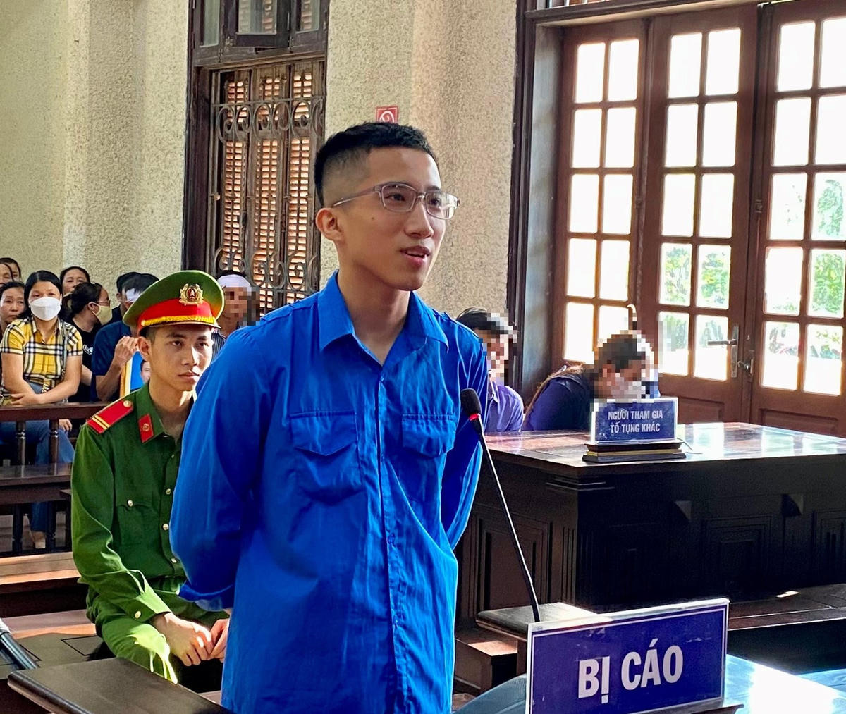 Bị cáo Đỗ Ngọc Khánh bị tuyên án tử hình. Ảnh: Báo Hải Dương.