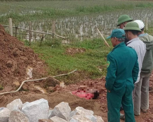 Hiện trường vụ tai nạn.
