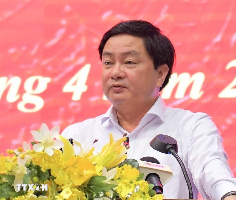 Đồng chí Nguyễn Văn Quyết, Bí thư Tỉnh ủy Tây Ninh. (Ảnh: TTXVN)