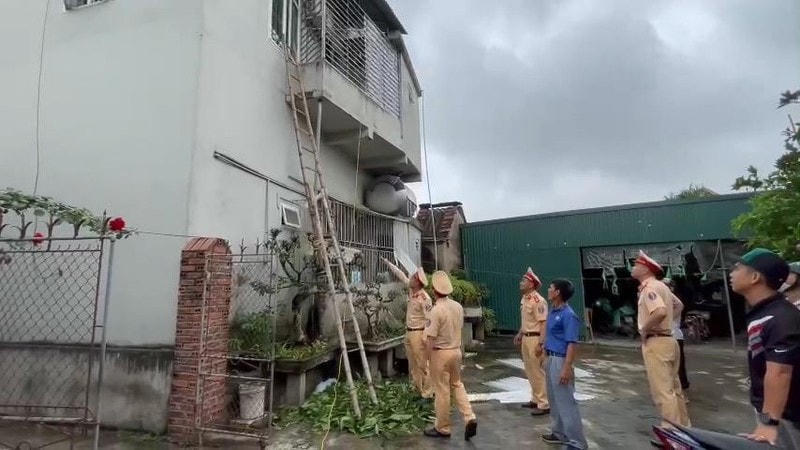 Hiện trường vụ cháy nhà chị Hiền ngày 14/5.