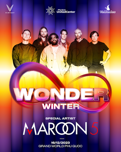 "8Wonder"&nbsp;&nbsp;đưa Maroon 5 đến Phú Quốc United Center