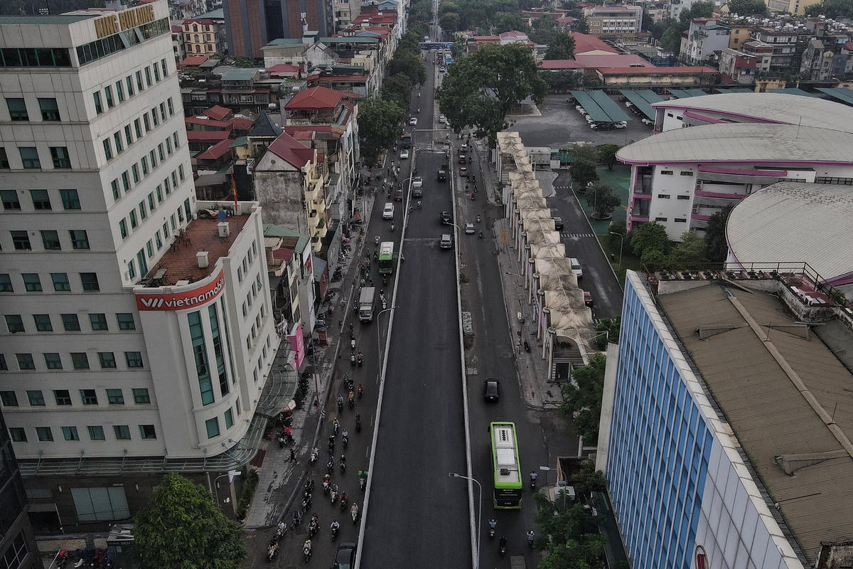 Hà Nội: Ngắm dự án cầu vượt chữ C sắp hoàn thành