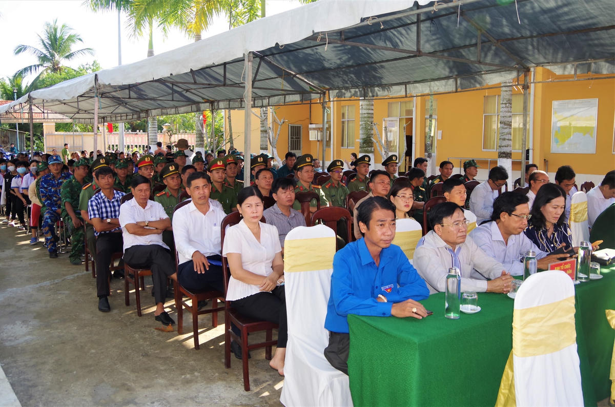 Quang cảnh buổi lễ.