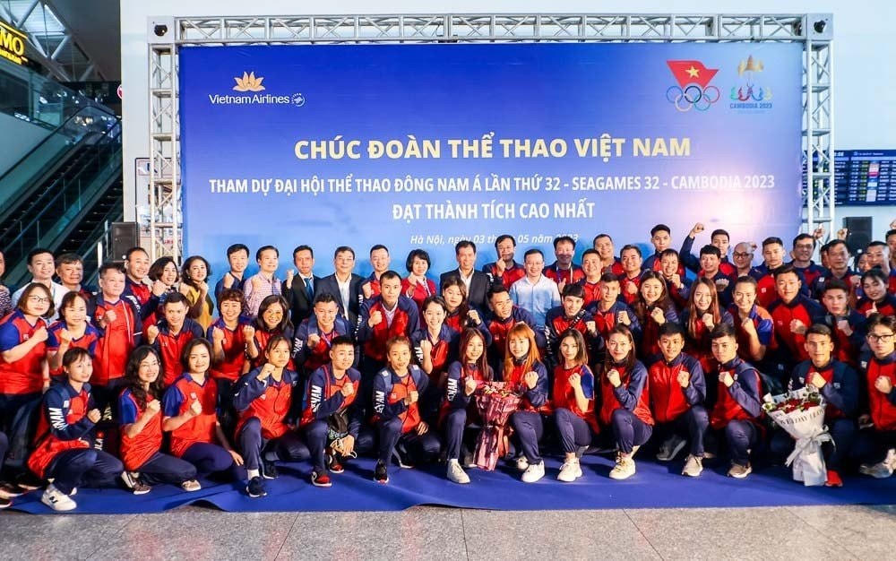 Đoàn Thể thao Việt Nam lên đường tham dự SEA Games 32 với quyết tâm cao nhất.