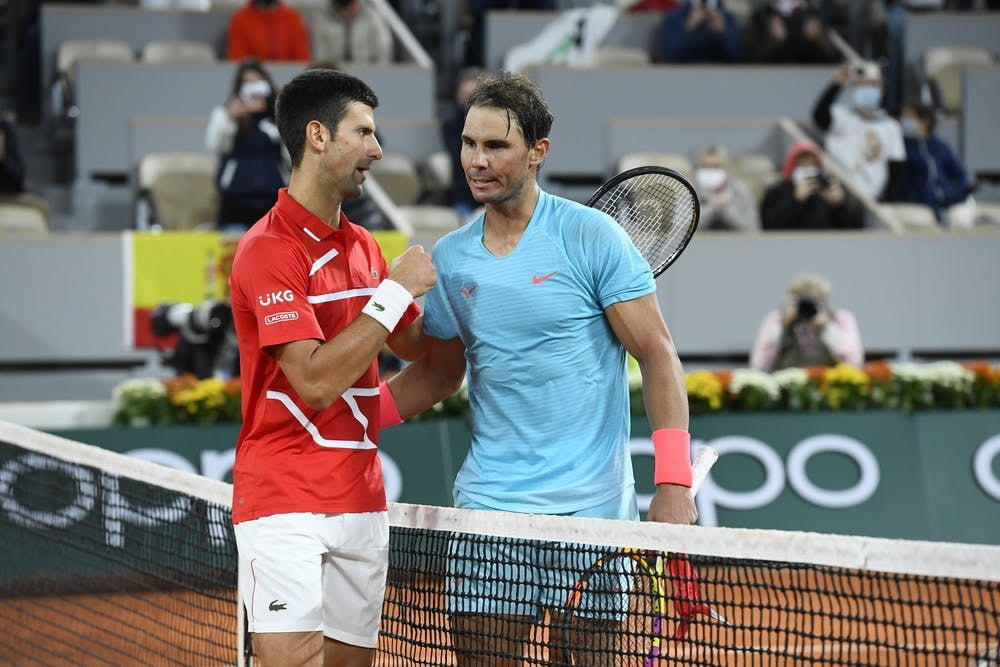 Nadal và Djokovic chung nhánh đấu ở tứ kết Roland Garos 2022 (Ảnh: AP).