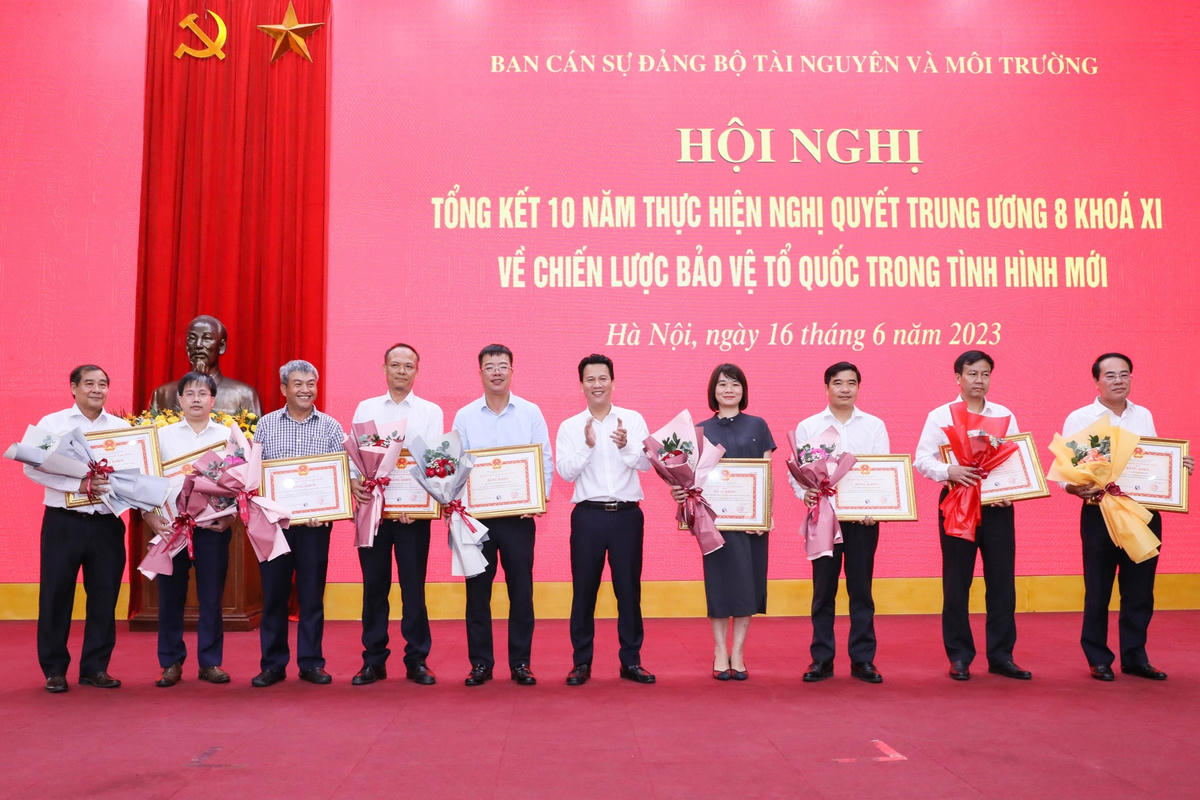 Bộ Tài nguyên và Môi trường tổng kết 10 năm thực hiện Nghị quyết Trung ương 8 khóa XI 