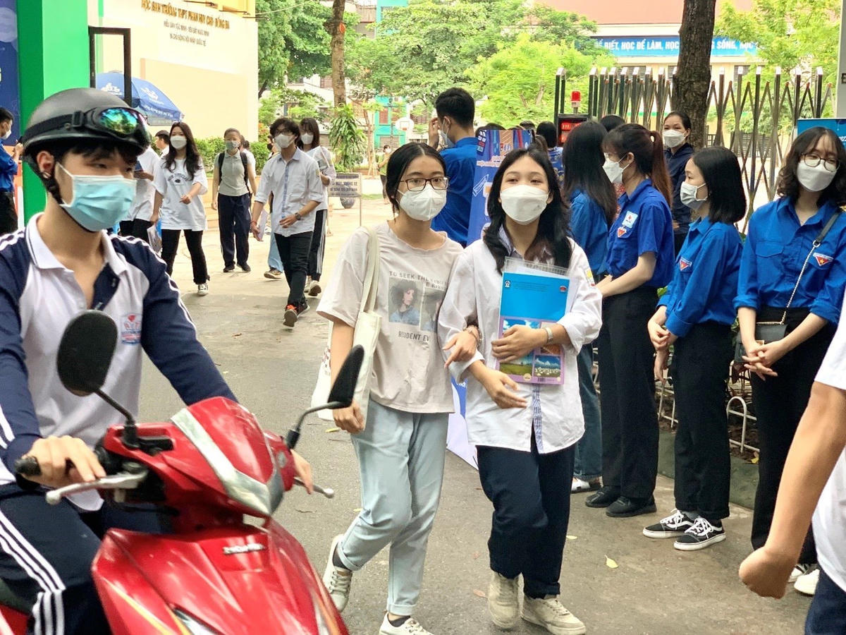 Thí sinh hoàn thành Kỳ thi tốt nghiệp THPT năm 2022.