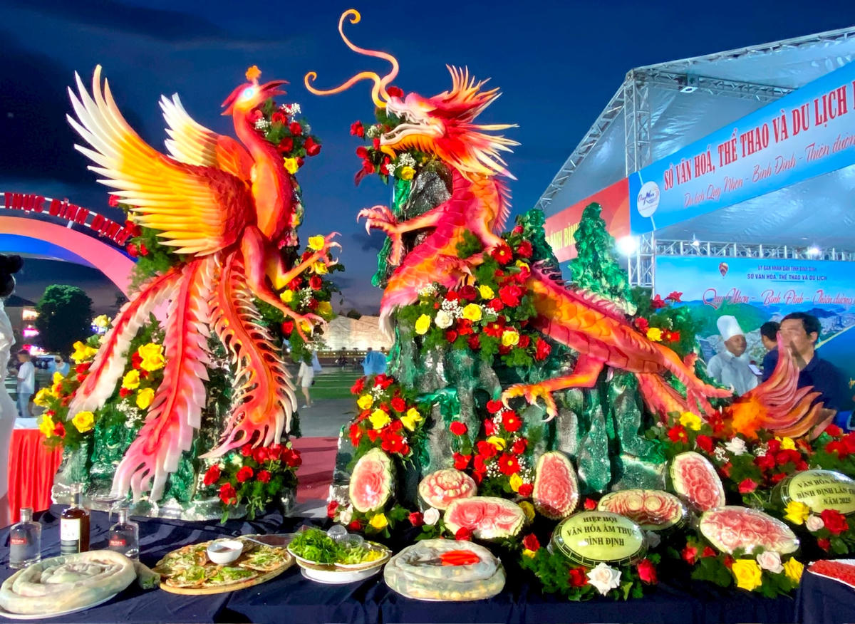 Khu vực trình bày đặc sắc tại lễ hội