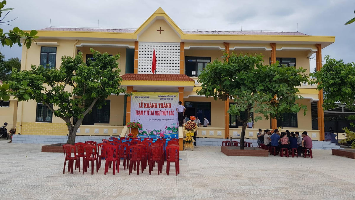 Trạm y tế xã Ngư Thủy Bắc sau khi cải tạo, sửa chữa