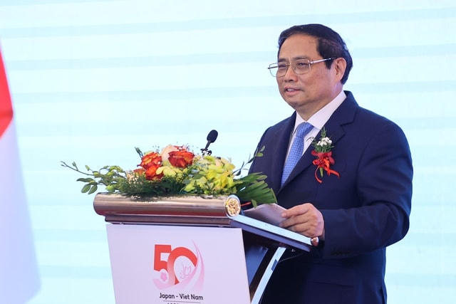 Thủ tướng Phạm Minh Chính phát biểu tại hội thảo.