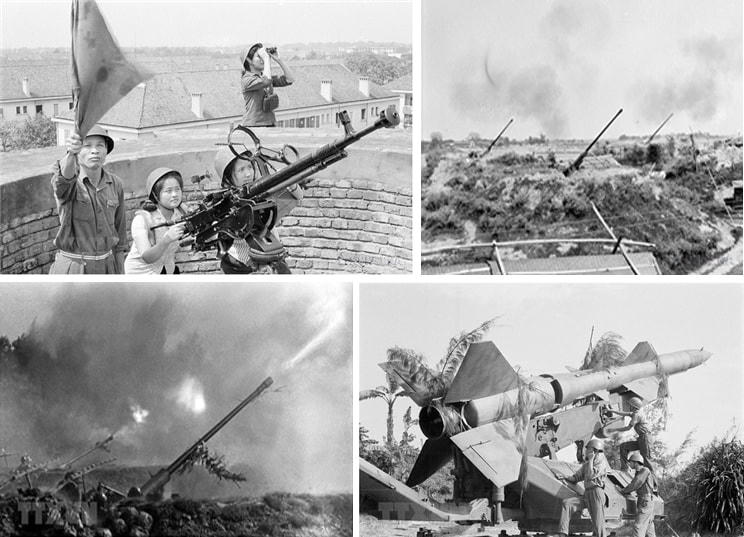 Một số hình ảnh trận địa phòng không trong Chiến thắng "Hà Nội-Điện Biên Phủ trên không", năm 1972.