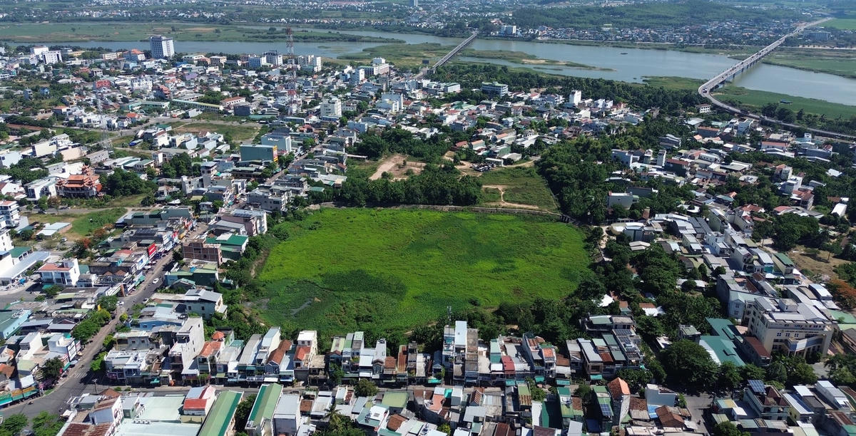 BQL Dự án ĐTXD và PTQĐ TP Quảng Ngãi được giao nhiệm vụ ở Dự án hồ điều hòa Bàu Cả.  