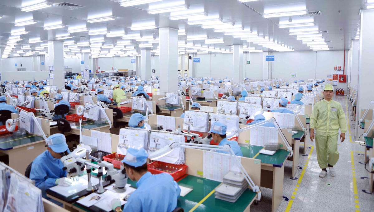 Nhiều doanh nghiệp FDI tiếp tục mở rộng sản xuất tại Việt Nam. Nguồn: TTXVN.