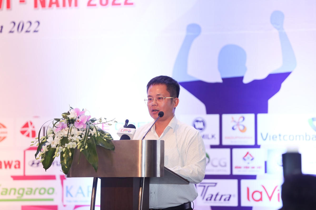 Ông Đỗ Ngọc Hà bày tỏ giải bóng đá Press Cup 2022 sẽ là dịp để quảng bá văn hóa, con người, du lịch Quảng Ninh.