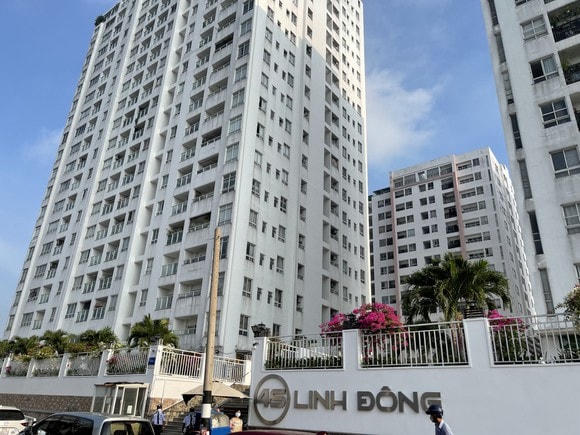 Khu nhà chung cư nơi xảy ra vụ việc.