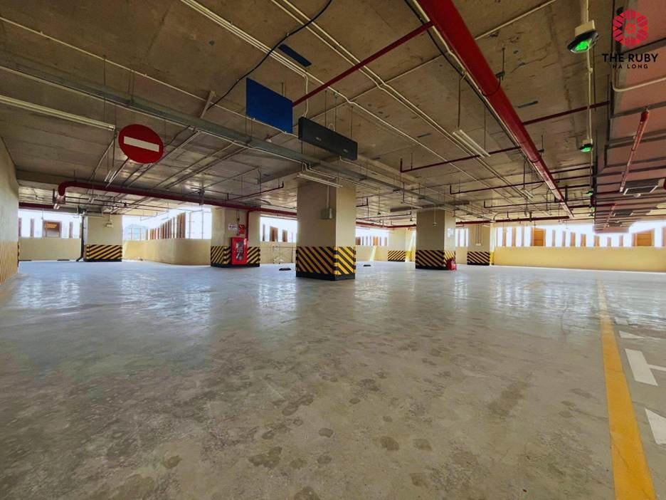 The Ruby có bãi đỗ xe thông minh trên tầng 3,4 – cao ráo, thoáng mát