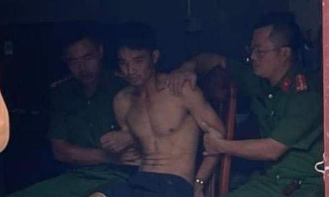 Đối tượng Thế khi bị bắt giữ. Ảnh CACC