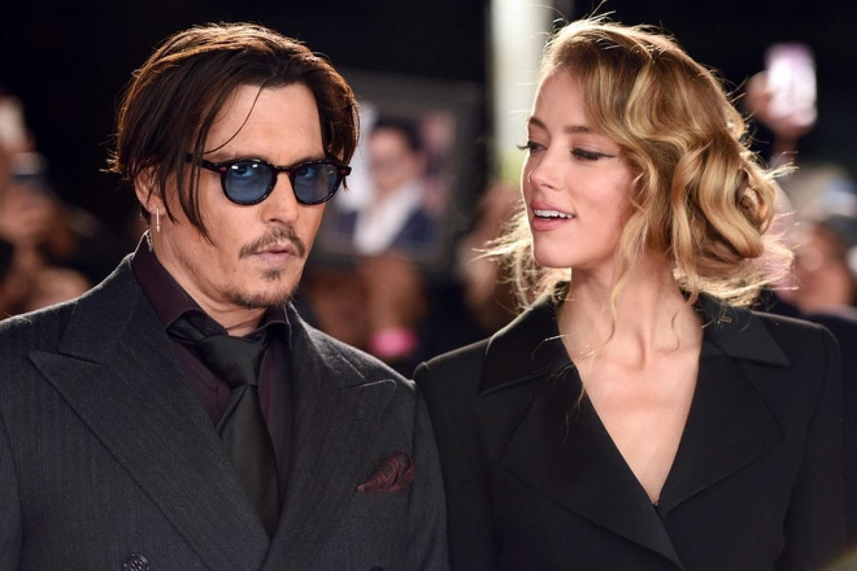 Johnny Depp và Amber Heard.