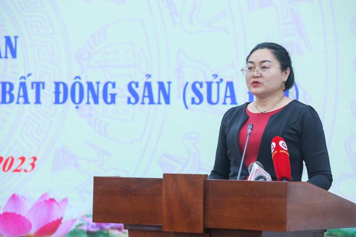 Bà Doãn Hồng Nhung phát biểu tại Hội nghị.