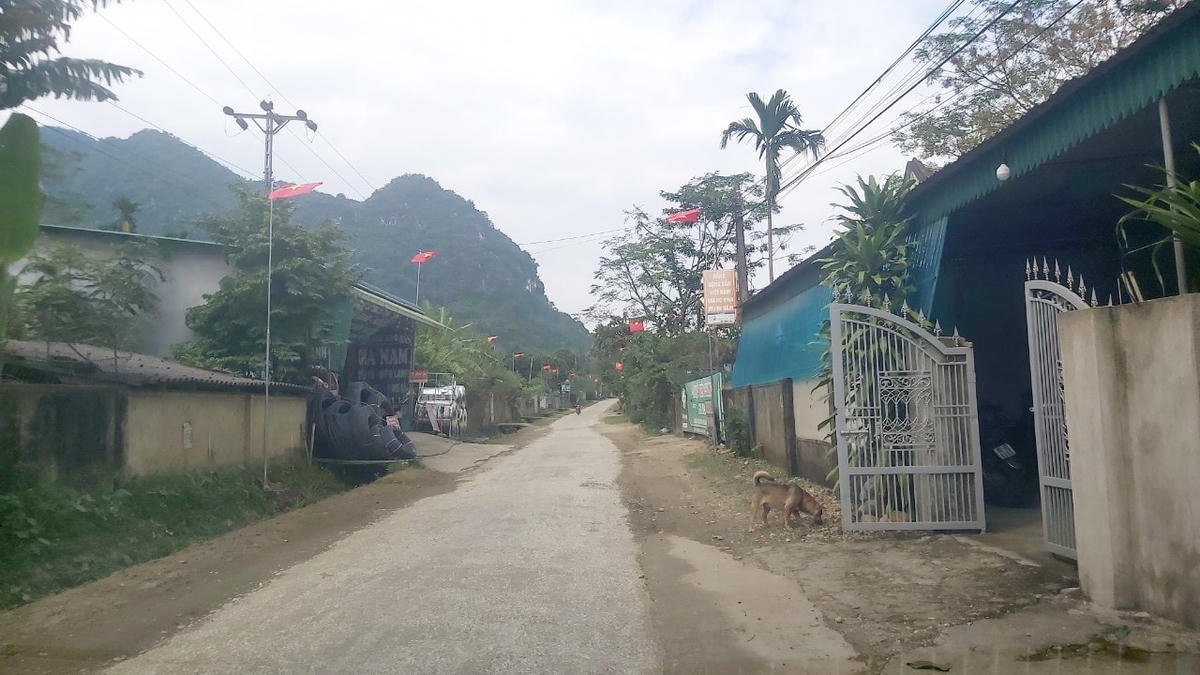 Một góc xã Môn Sơn, huyện Con Cuông.