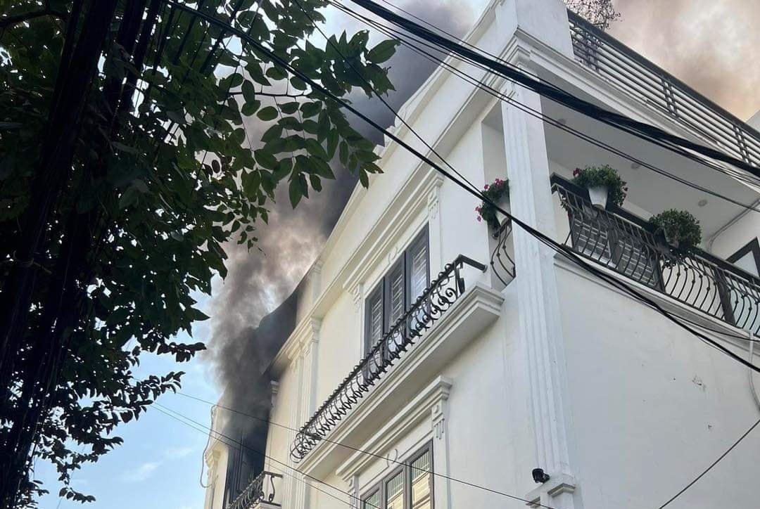 Nhà của Nguyễn Ngọc Hùng bị cháy.