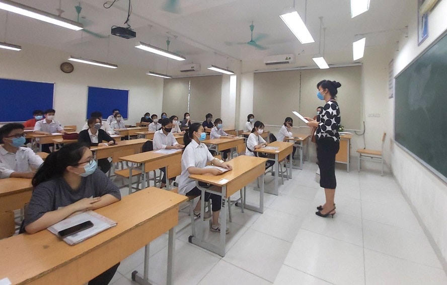 Thí sinh dự thi tốt nghiệp THPT năm 2021.