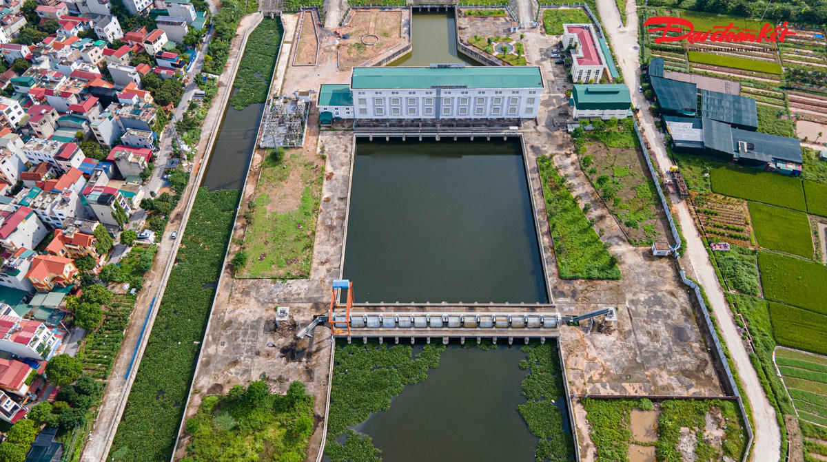 Hà Nội: Cận cảnh trạm bơm tiêu nghìn tỷ chậm tiến độ dân chịu cảnh ngập úng