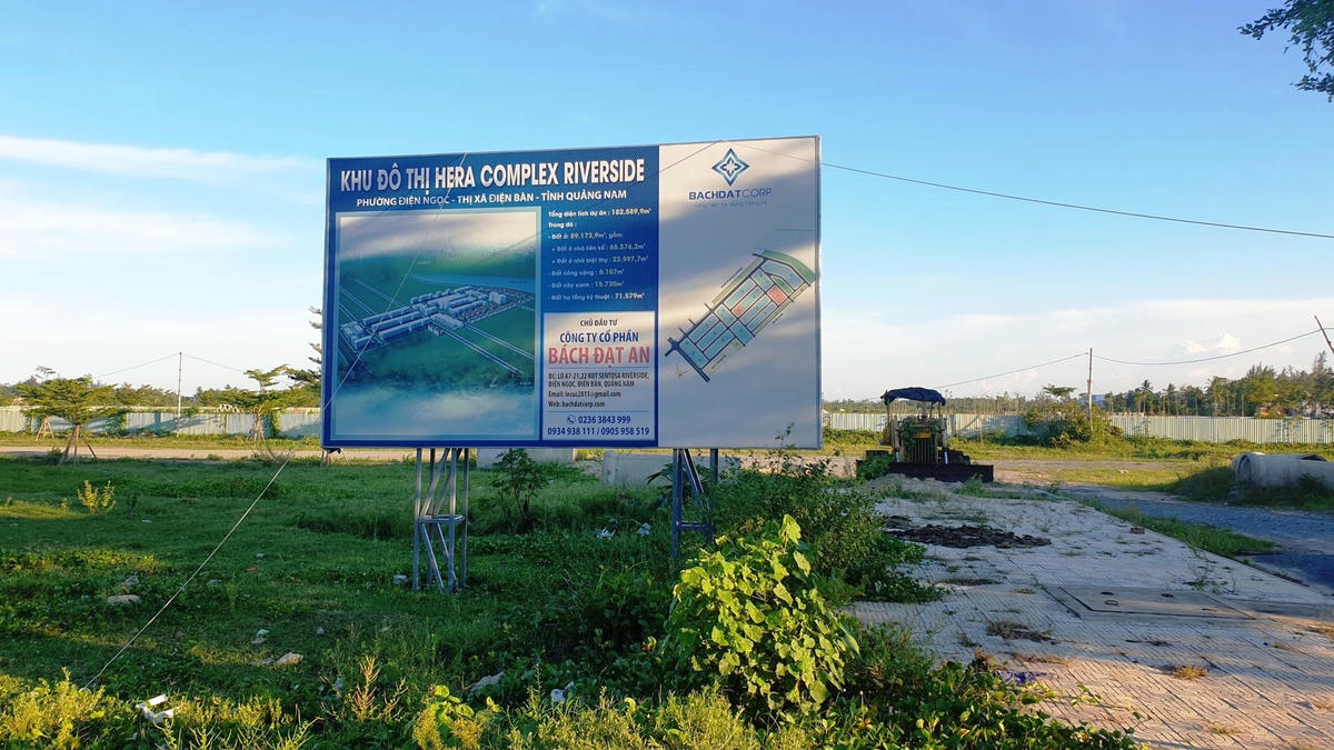 Một góc dự án Hera Complex Riverside lúc đang xây dựng.