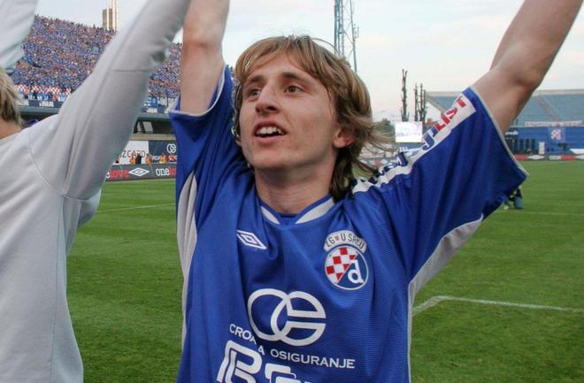 Modric khi còn khoác áo Dinamo.