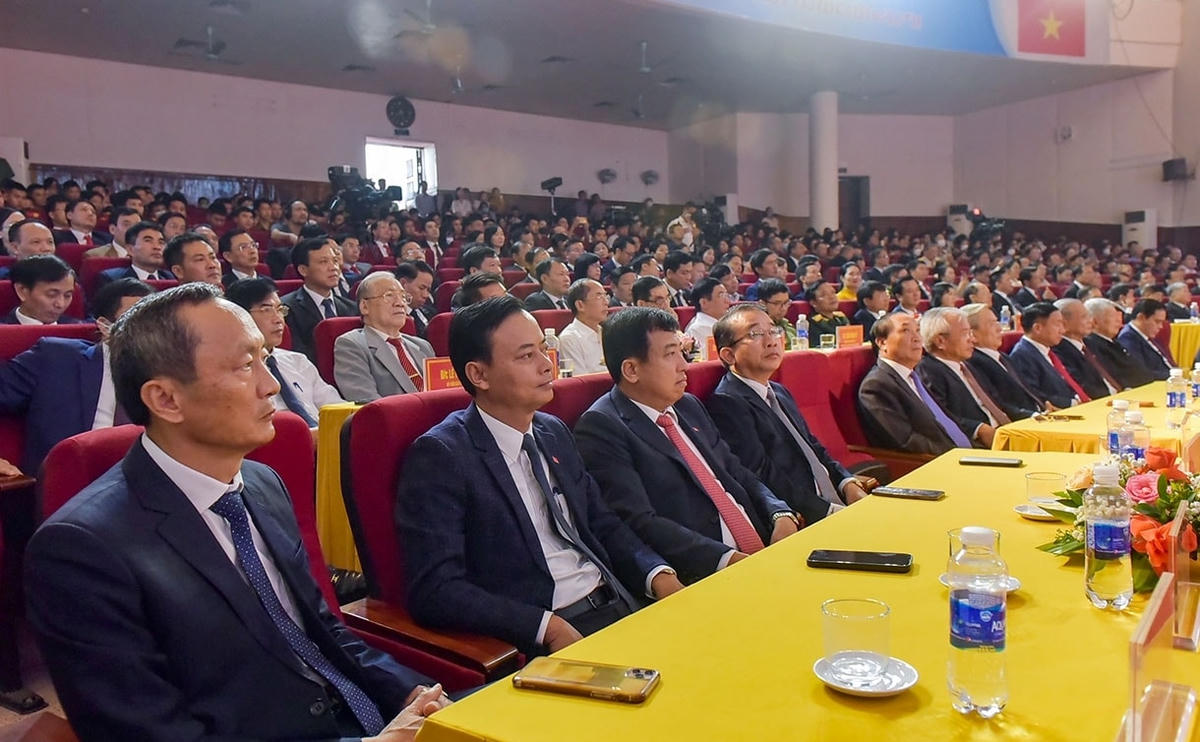 Đại biểu dự lễ kỷ niệm.