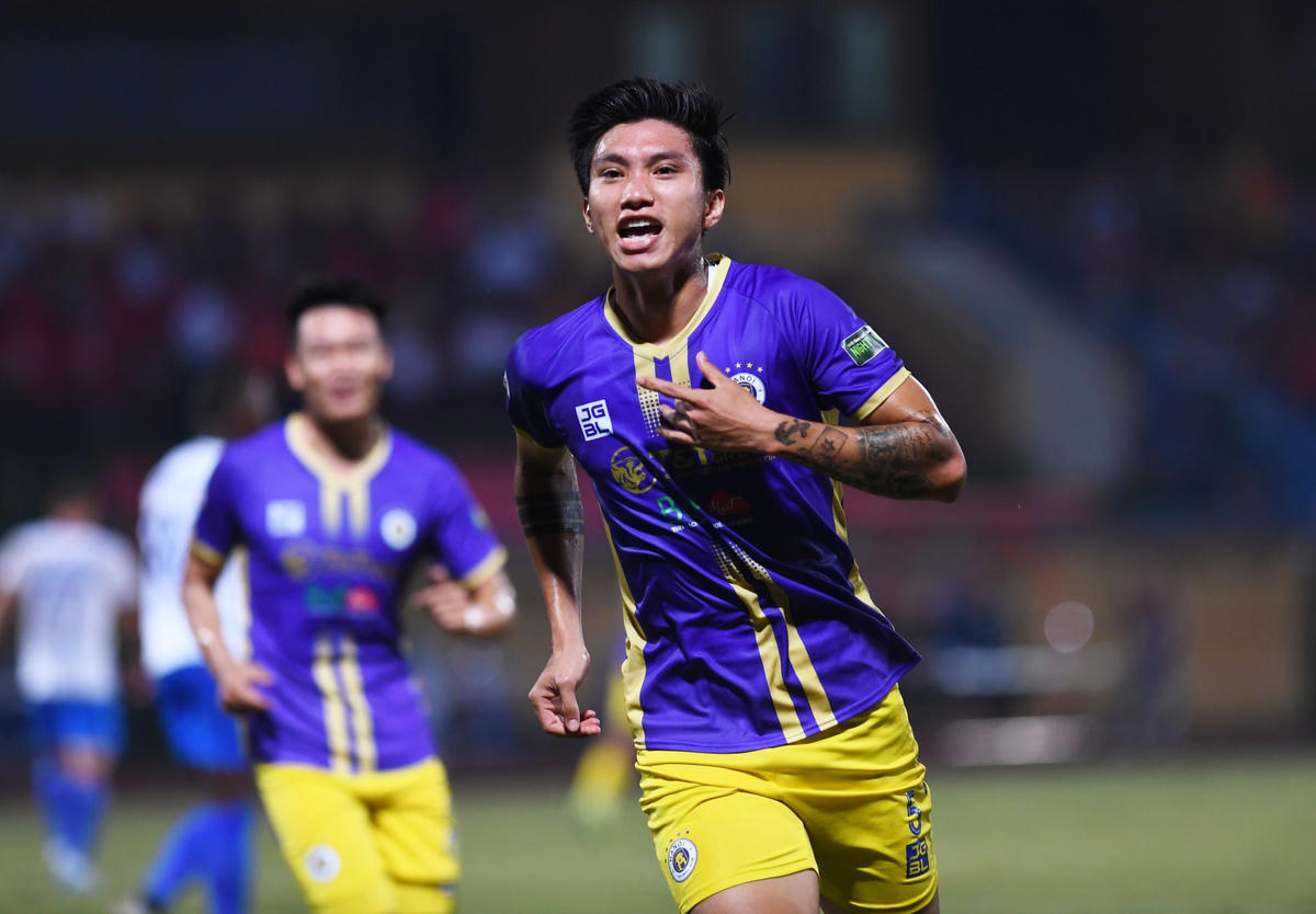 Cầu thủ Đoàn Văn Hậu. 