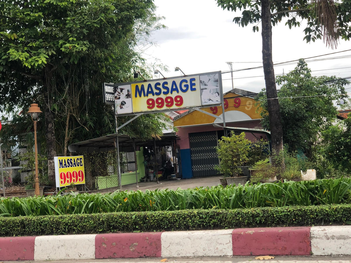 Cơ sở massage 9999 nơi xảy ra vụ việc.