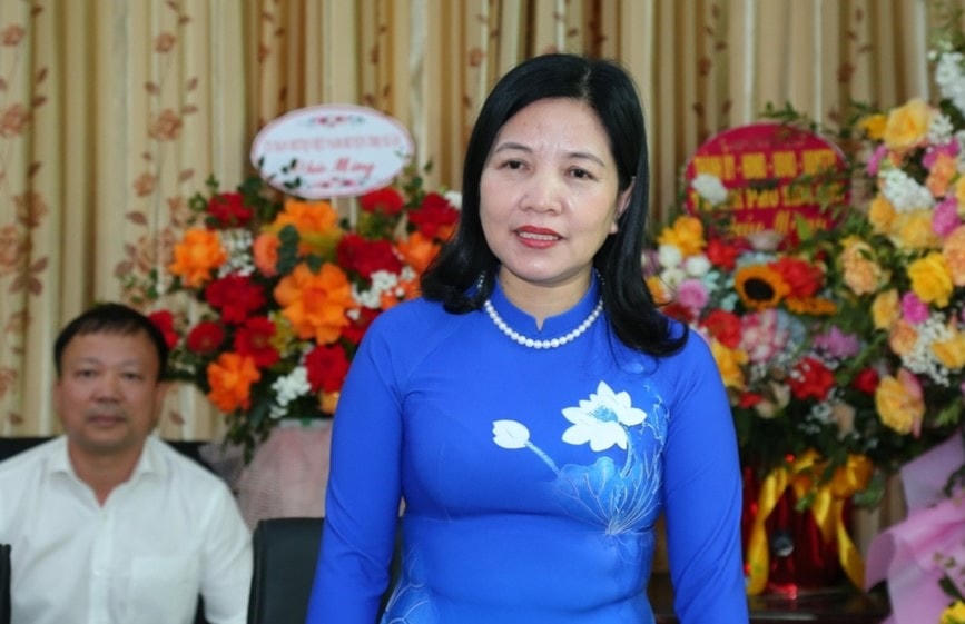 Bà Phạm Thị Thanh Thủy, Chủ tịch Uỷ ban MTTQ tỉnh khẳng định sẽ tiếp thu những ý kiến đóng góp của lãnh đạo tỉnh để triển khai trong thời gian tới. Ảnh: Quốc Hương