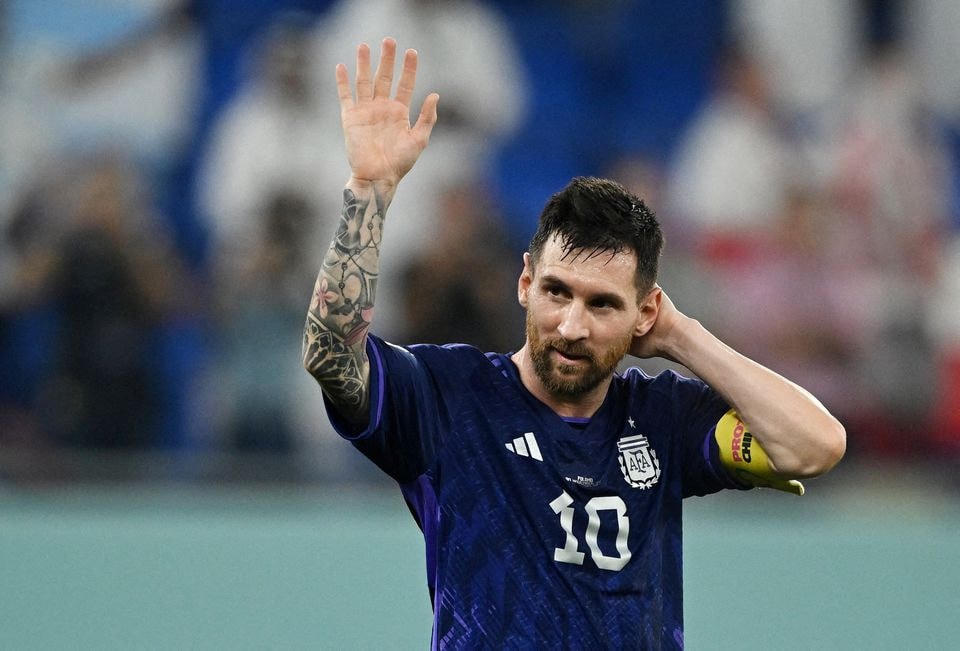 Lionel Messi tại World Cup 2022.