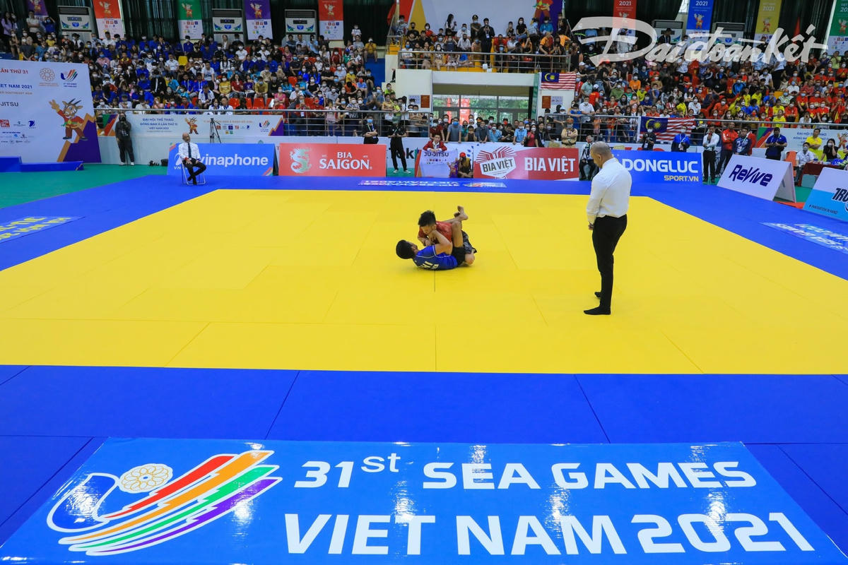 Tham dự môn Ju-jitsu có tổng cộng 34 vận động viên của 7 nước gồm: Campuchia, Indonesia, Philippines, Malaysia, Thái Lan, Việt Nam và Singapore với 34 vận động viên.