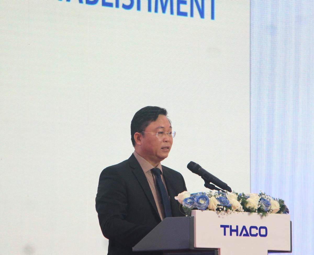 Ông Lê Trí Thanh, Chủ tịch UBND tỉnh Quảng Nam phát biểu tại Lễ công bố.