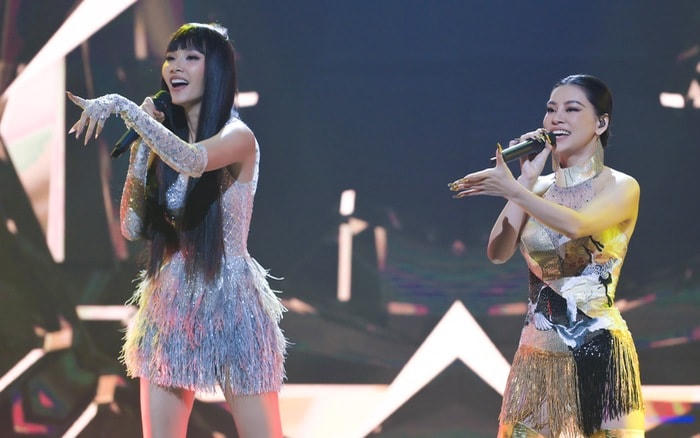  Tham gia chương trình "Trời sinh một cặp", Hoàng Thùy cũng gây tranh cãi vì khi cover ca khúc "Rolling In The Deep".