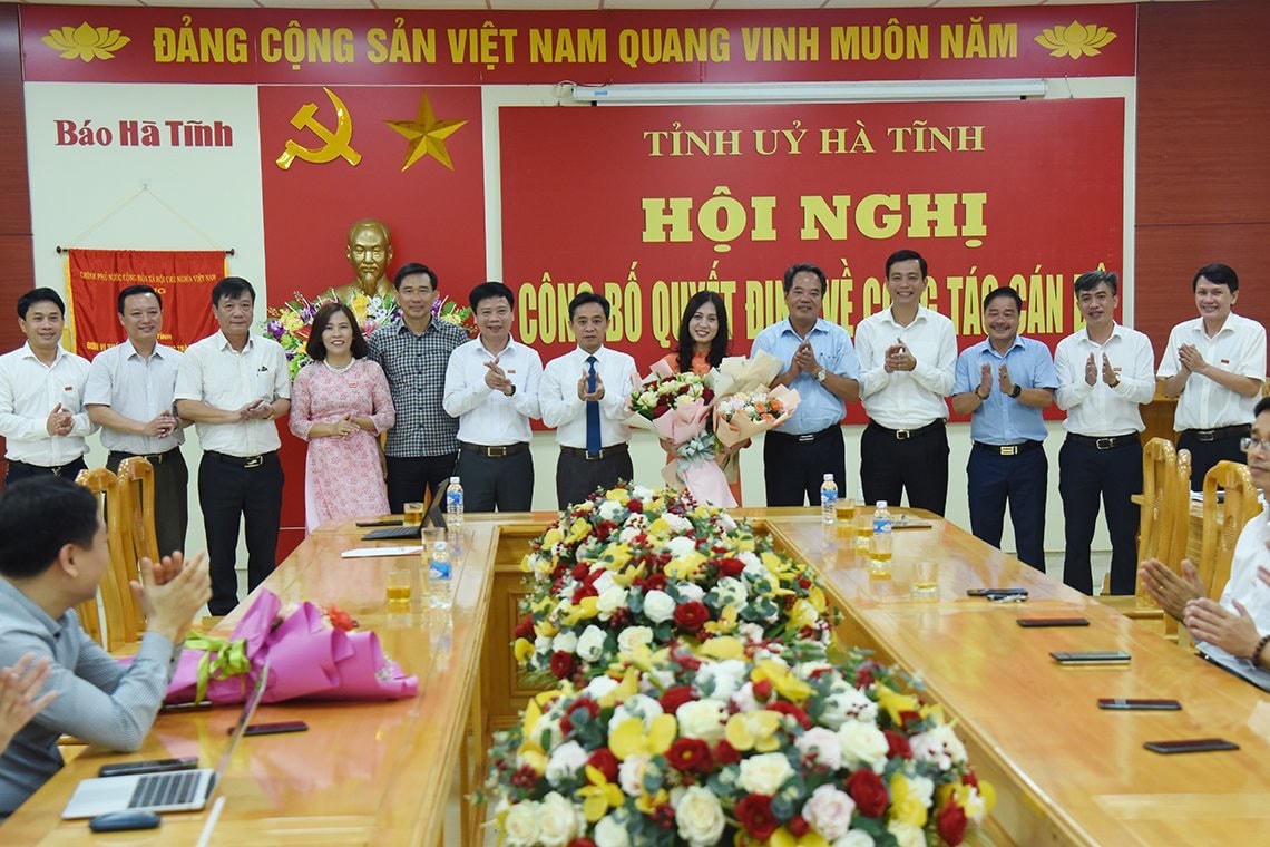 Bà Trương Mai Thủy giữ chức vụ Phó Tổng biên tập Báo Hà Tĩnh với thời hạn 5 năm.