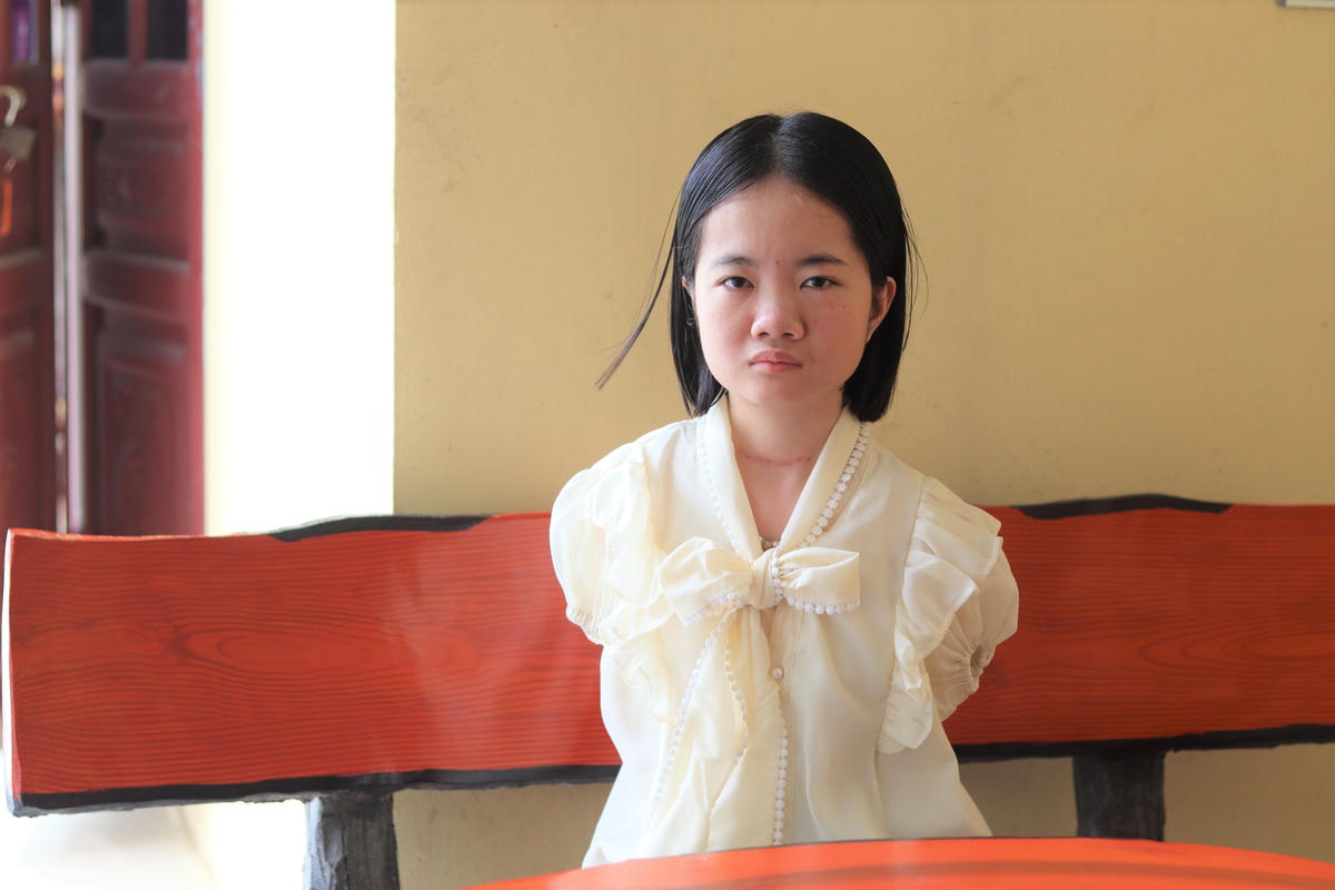 Cô giáo Lê Thị Thắm bày tỏ sự lo âu trước giờ lên lớp. Ảnh: Đình Minh.