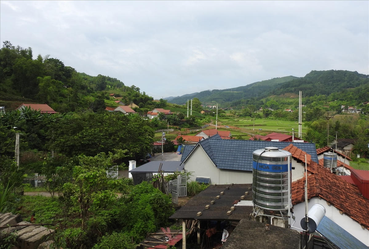 Diện mạo làng quê xã Bắc Thủy ngày một đổi thay, đời sống Nhân dân từng bước được nâng lên. Ảnh: baodantoc.vn