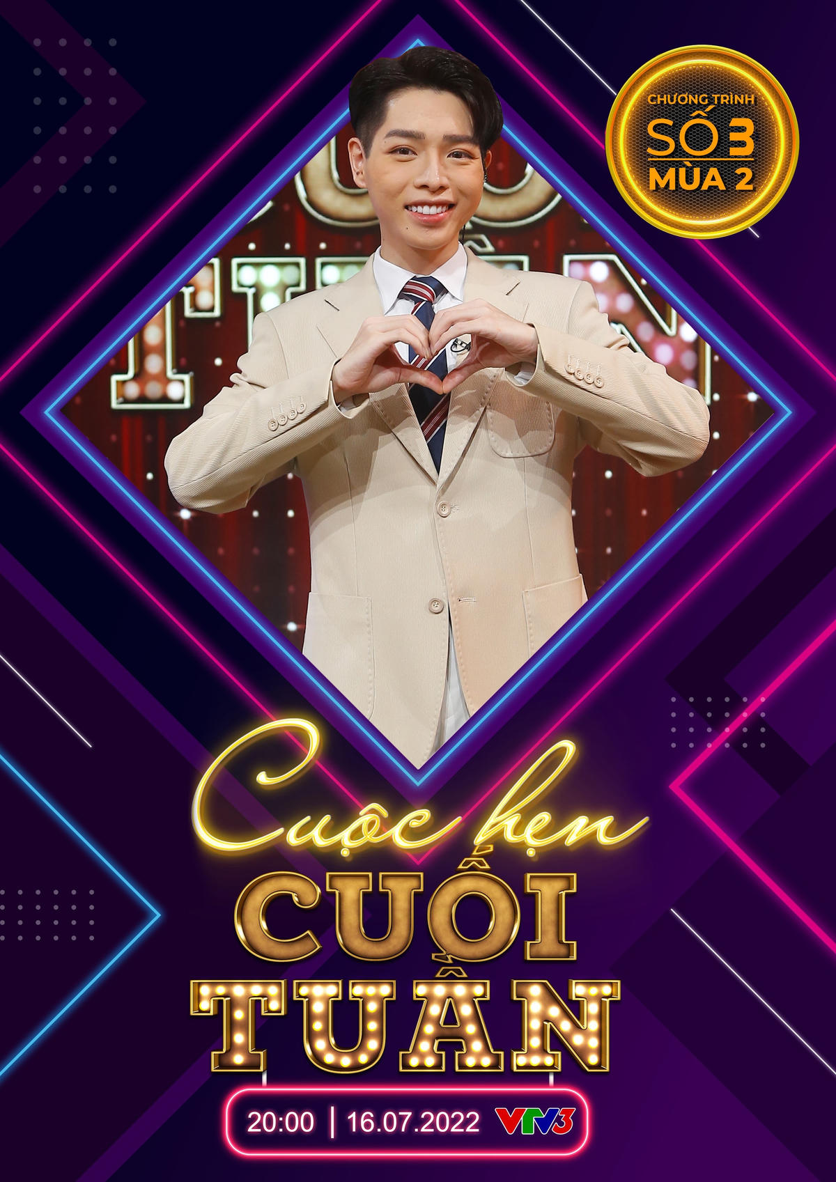 Cuộc hẹn cuối tuần tập 3 sẽ phát sóng 20h thứ bảy ngày 16/7 trên kênh VTV3.