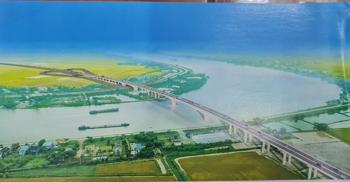 Phối cảnh cây cầu.