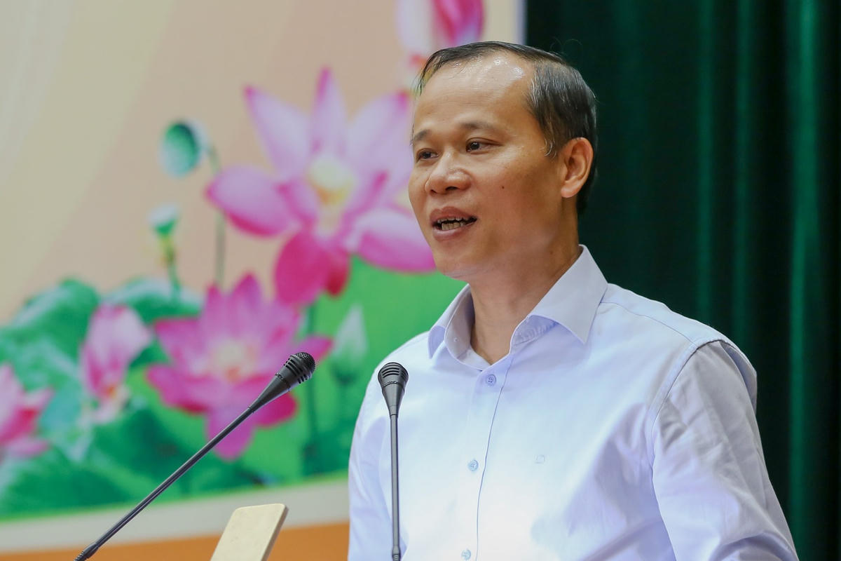 Ông Mai Sơn, Phó Chủ tịch Thường trực UBND tỉnh Bắc Giang phát biểu tại Họp báo.