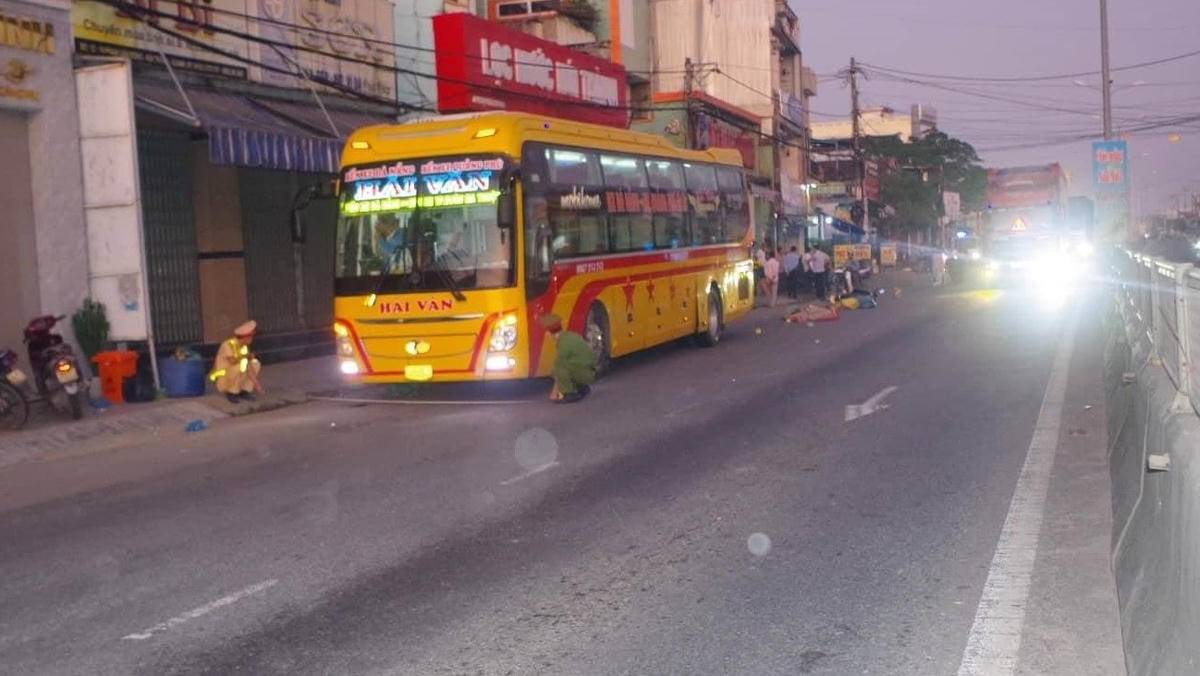 Nơi xảy ra vụ TNGT khiến bà X. tử vong.